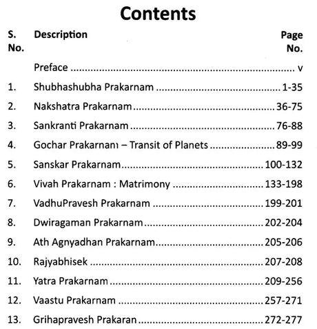 Muhurta Chintamani In English By Shiv Kumar Chadha - Retail Maharaj