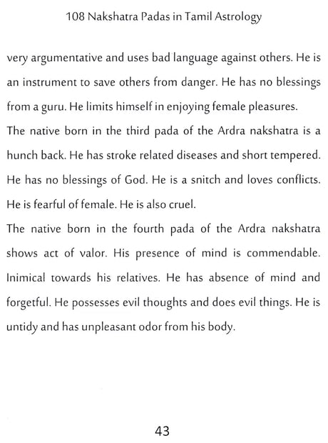 108 Nakshatra Padas in Tamil Astrology (Part 1) [English] - Retail Maharaj