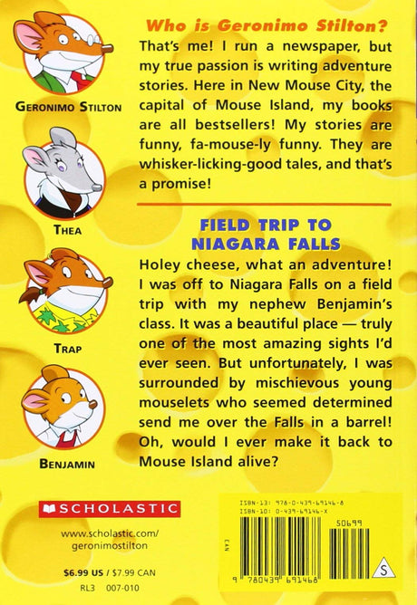 Field Trip to Niagara Falls: 24 (Geronimo Stilton) - Retail Maharaj
