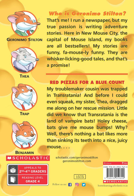 GERONIMO STILTON #07 RED PIZZAS FOR A BLUE COUNT - Retail Maharaj