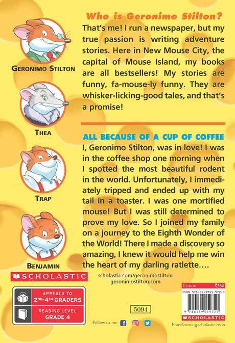 GERONIMO STILTON #10 ALL BECAUSE OF A CUP OF COFFEE - Retail Maharaj