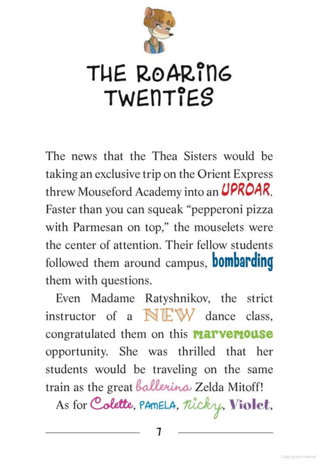 GERONIMO STILTON: THEA STILTON AND THE MYSTERY ON THE ORIENT EXP Elisabetta Dami - Retail Maharaj