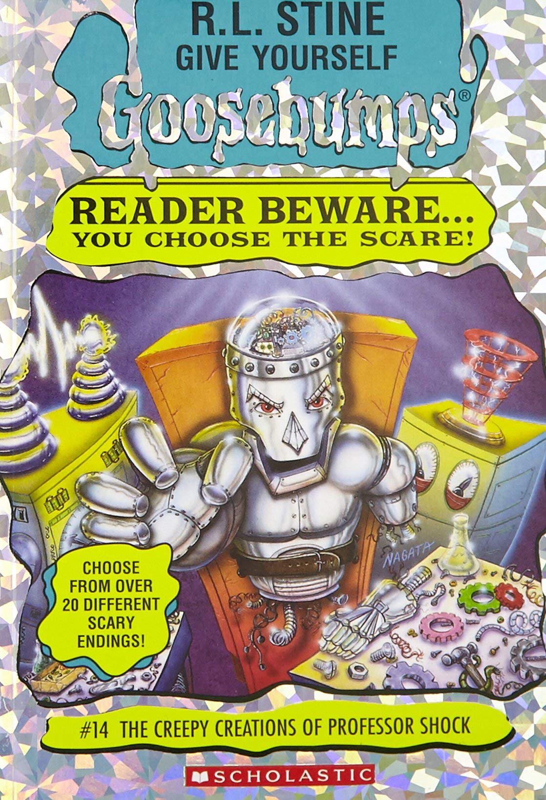 The Creepy Creations of Professor Shock (Give Yourself Goosebumps - 14) [Paperback] R.L. Stine - Retail Maharaj