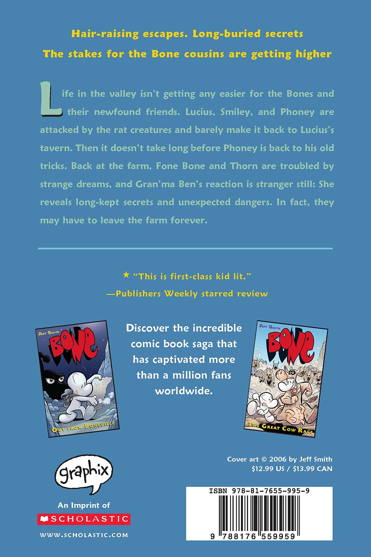 Bone Graphic Novel #3: Eyes of the Storm (Graphix) [Paperback] Jeff Smith - Retail Maharaj