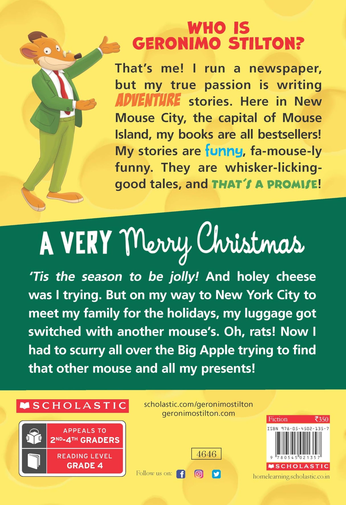 A Very Merry Christmas: 35 (Geronimo Stilton) [Paperback] Geronimo Stilton - Retail Maharaj