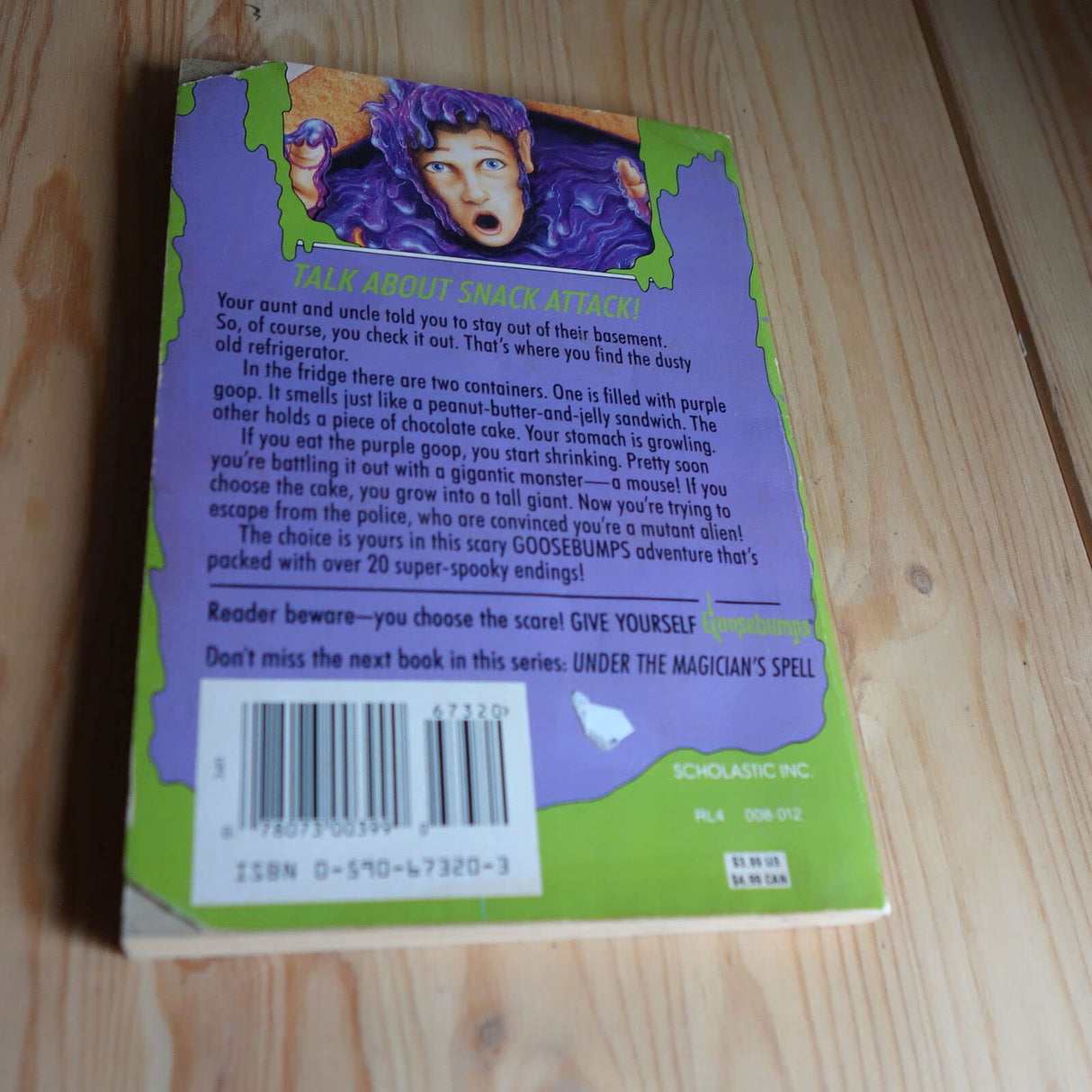 Beware of the Purple Peanut Butter (Give Yourself Goosebumps - 6) [Paperback] R.L. Stine - Retail Maharaj