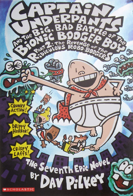 The Seventh Epic Novel: 7 (Captain Underpants) [Mass Market Paperback] Dav Pilkey - Retail Maharaj