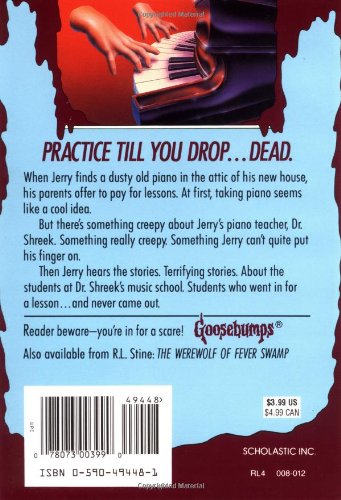 Piano Lessons Can be Murder (Goosebumps) R.L. Stine - Retail Maharaj