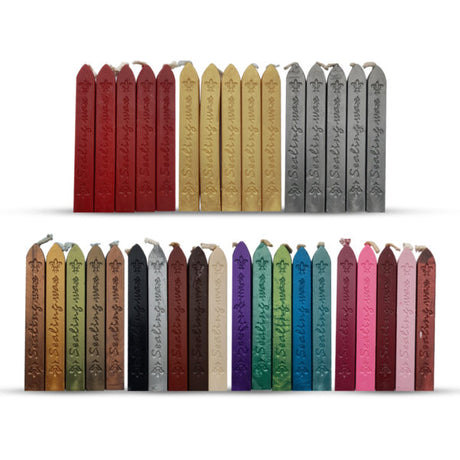 Sealing Wax Sticks Set of 5 for Wax Seal Stamps - Retail Maharaj