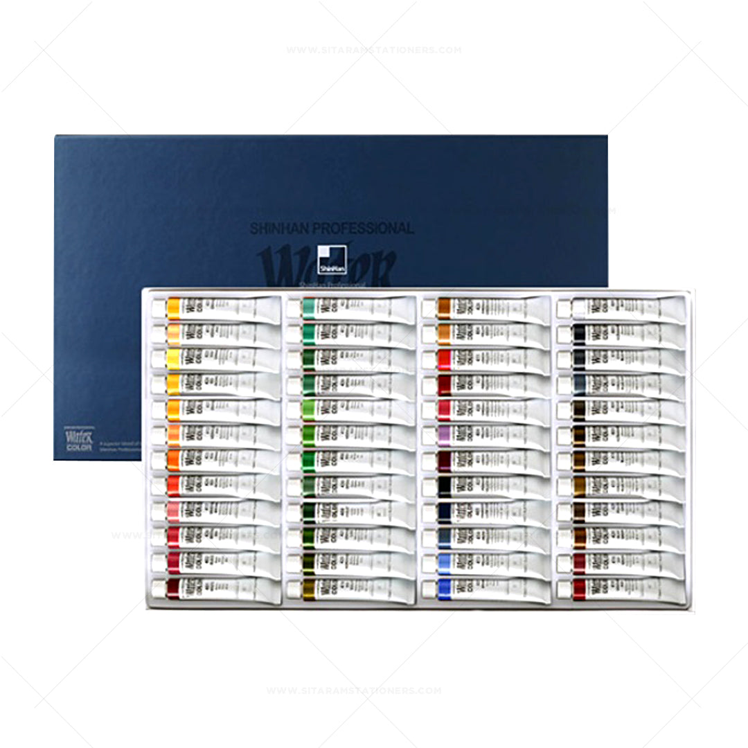 SHINHAN Professional Watercolor Paint 7.5ml Tubes 24, 30 & 48 Color Sets