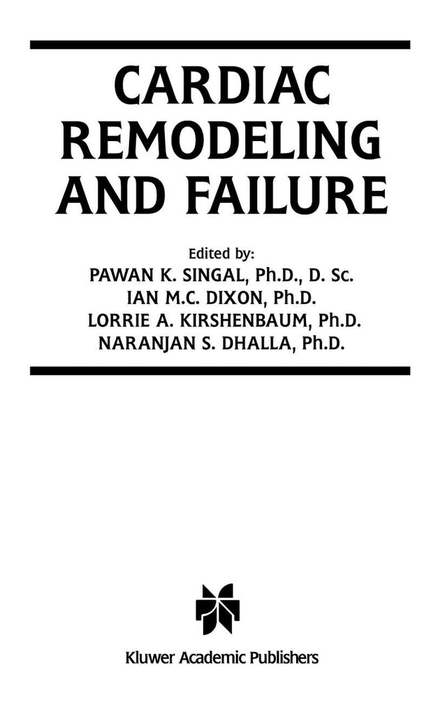 Cardiac Remodeling and Failure: 5 (Progress in Experimental Cardiology) - Retail Maharaj