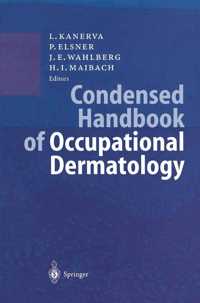 Condensed Handbook of Occupational Dermatology - Retail Maharaj