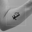 Temporary Tattoo - Blessed - Retail Maharaj
