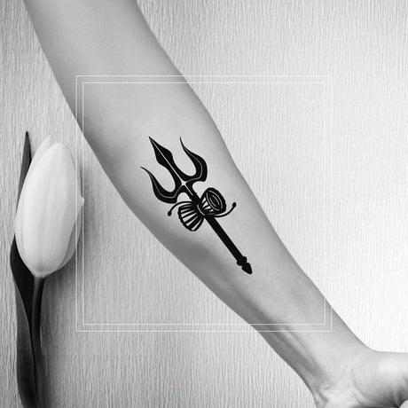 Temporary Tattoo - Trishulam - Retail Maharaj
