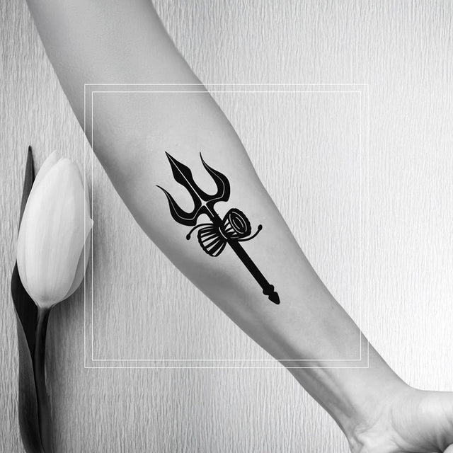 Temporary Tattoo - Trishulam - Retail Maharaj