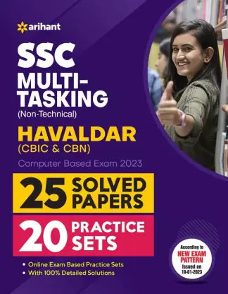 SSC Multi Tasking Non Technical Hawaldar 20 Practice Sets and 25 Solved Papers - Retail Maharaj