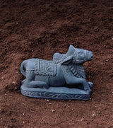 Black Stone – Nandi Idol – Hand-Carved Jharkhand Black Stone Sculpture