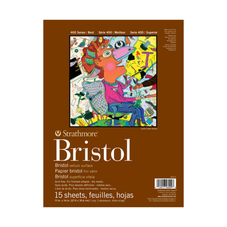 Strathmore 400 Series Bristol Smooth & Vellum Surface Art Pads - Retail Maharaj