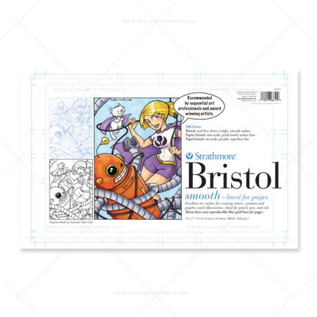 Strathmore 200 Series Bristol Smooth Surface Pad for Comics & Manga - Retail Maharaj