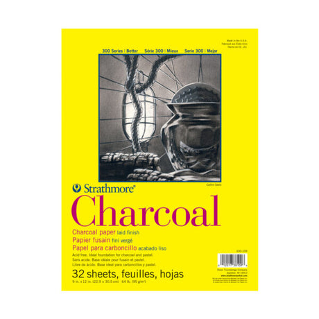 Strathmore 300 Series Charcoal Paper Pads for Charcoal & Pastel Artwork - Retail Maharaj