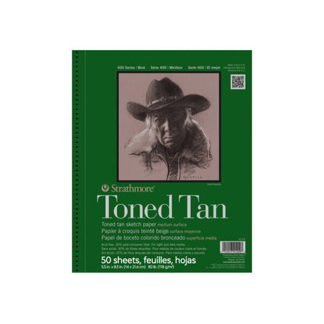Strathmore 400 Series Toned Tan & Gray Sketch Paper Pads - Retail Maharaj