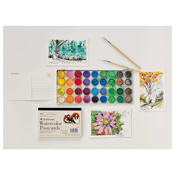 Strathmore Watercolor Postcards Paper Pad 4 x 6 Inch Cold Press