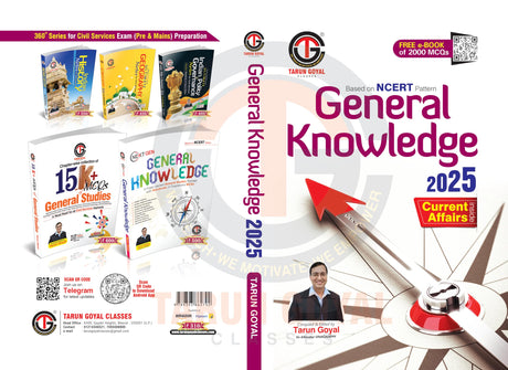 General Knowledge 2025 (Based on NCERT Pattern) | PCS | Railway | Banking | NDA |CDS | SSC and other competitive Exams Tarun Goyal and TGC Team [Perfect Paperback] Tarun Goyal - Retail Maharaj