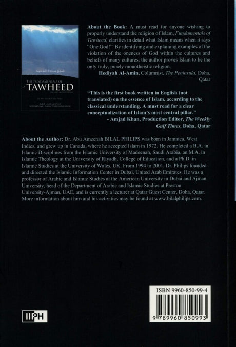 The Fundamentals of Tawheed: Islamic Monotheism - Retail Maharaj