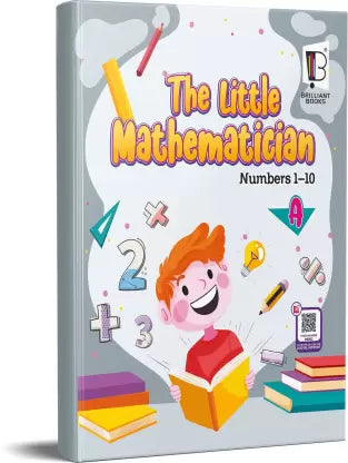 The Little Mathematician-Number (1-10) Brain Booster Child Activity Book I Kindergarten with Touch & Feel Feature - Retail Maharaj