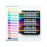 Tombow ABT PRO Alcohol-Based Art Markers – Basic Palette Set of 12