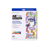 Tombow ABT PRO Alcohol Based Dual Tip Art Markers Palette Set of 12