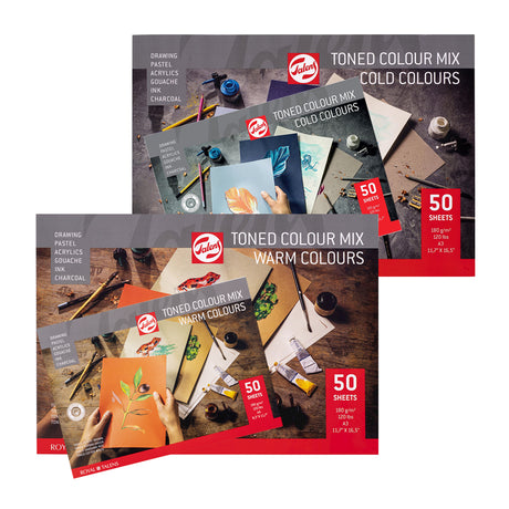 Royal Talens Toned Colour Mix Paper Pad 180 gsm - Retail Maharaj