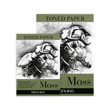 Fabriano Toned Paper Pad Moss 120 GSM - Retail Maharaj