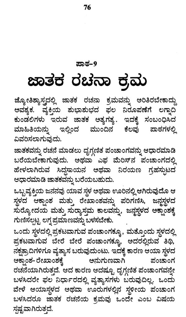 Learn Astrology in 55 Days (Kannada)