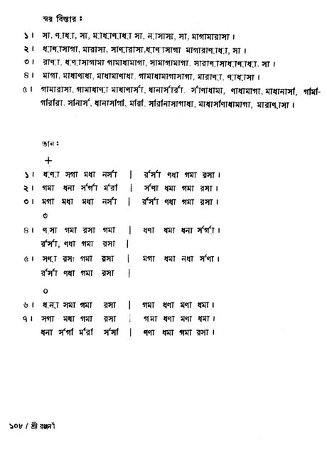 Shri Ranjanee - Ragashrayee Bangla Khayal,With Notations in Bengali (Set of 2 Volumes) (With Notations) - Retail Maharaj