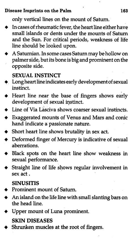 Disease Imprints on The Palm (Medical Palmistry) - Retail Maharaj