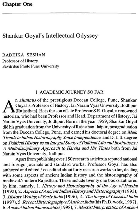 Shankar Goyal Marching with History - Retail Maharaj