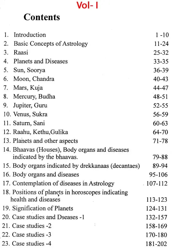 Medical Astrology (Concepts and Case Studies) (2 Volumes Set) [English] By N E Muthuswamy - Retail Maharaj