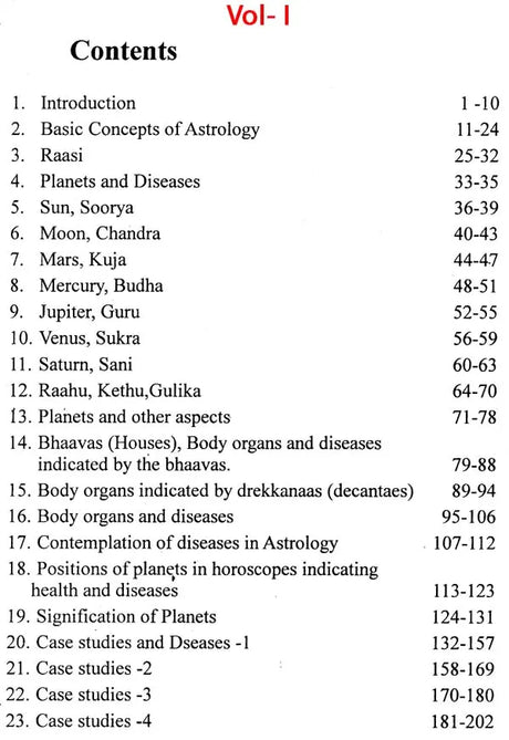 Medical Astrology (Concepts and Case Studies) (2 Volumes Set) [English] By N E Muthuswamy - Retail Maharaj