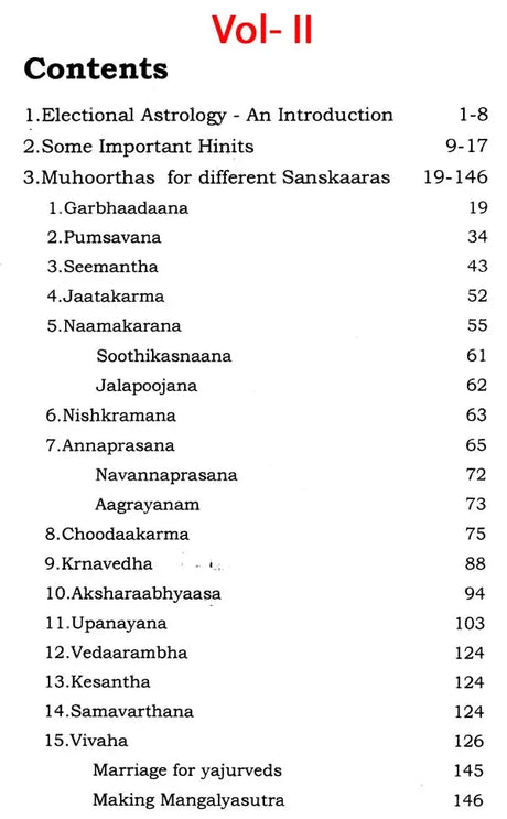 Muhoortha Sangraha (2 Volume Set) [English] By VS Kalyanraman - Retail Maharaj