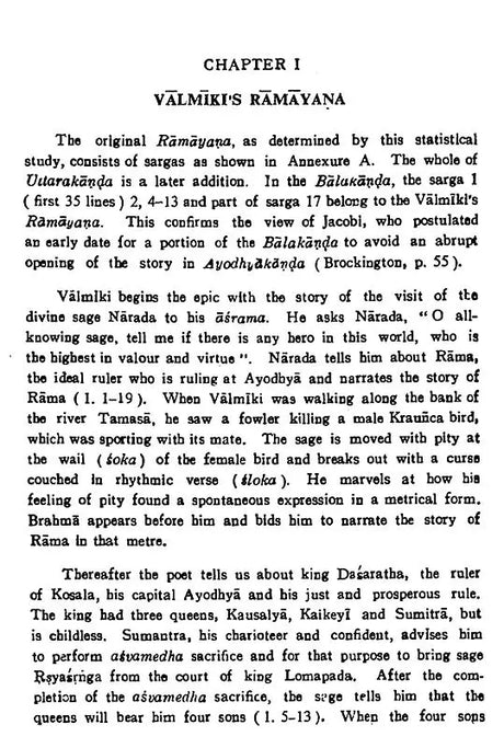 The Ramayana Its Origin and Growth- A Statistical Study - Retail Maharaj