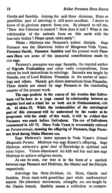 बृहत् पाराशर होरा शास्त्रम्- Brihat Parasara Hora Shastra of Maharshi Parasara (Set of 2 Volumes) - Retail Maharaj