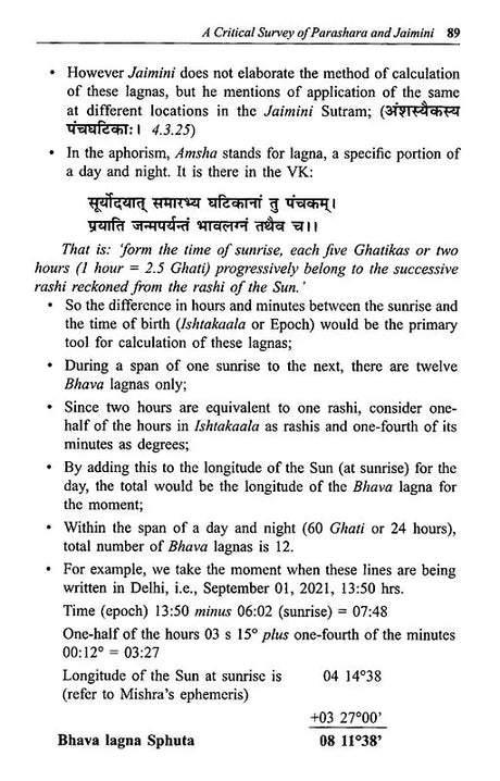 A Critical Survey of Parashara and Jaimini - Retail Maharaj