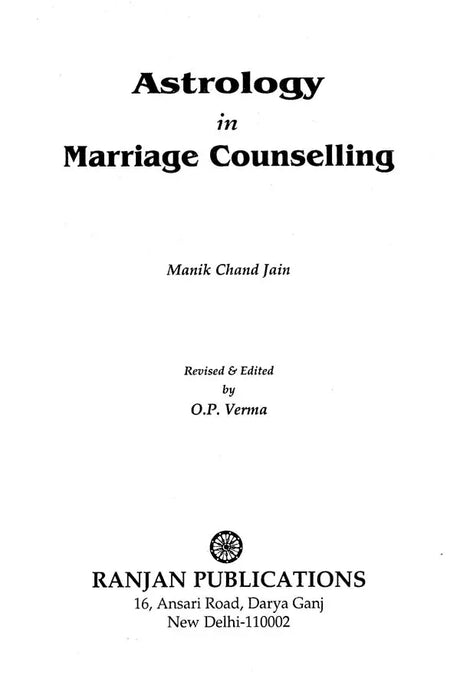 Astrology in Marriage Counselling - Retail Maharaj