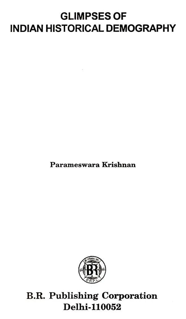 Glimpses of Indian Historical Demography - Retail Maharaj