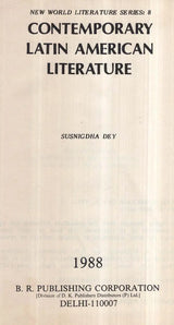 Contemporary Latin American Literature (An Old and Rare Book) - Retail Maharaj