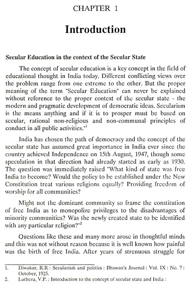 Concept of Secular Education in India - Retail Maharaj