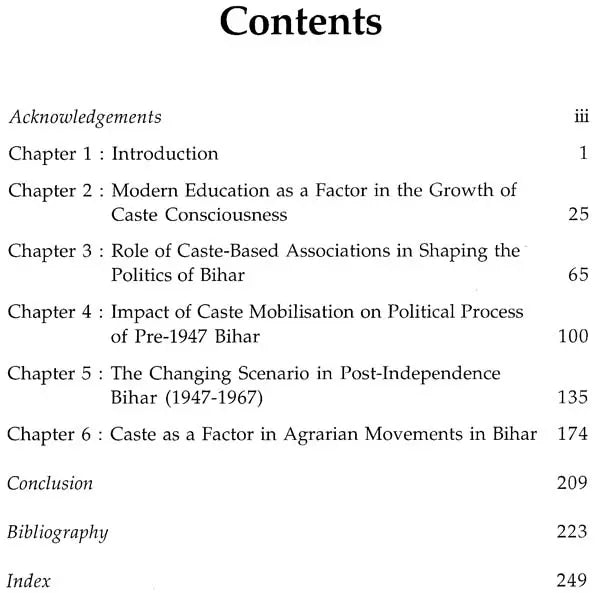 Caste Consciousness & Power Politics in Bihar 1937-1967 - Retail Maharaj