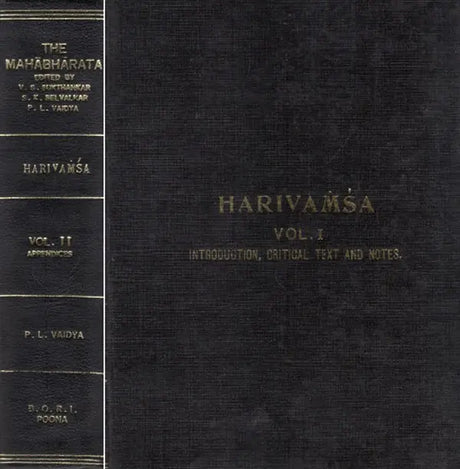 The Harivamsa- Critical Edition with Introduction and Notes- Being The Khila or Supplement to The Mahabharata (An Old and Rare Book in Set of 2 Volumes) - Retail Maharaj