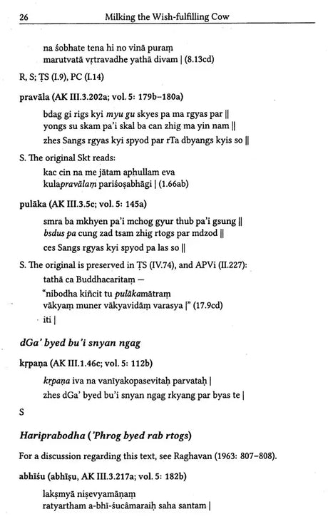 Milking The Wish-Fulfilling Cow- An Analysis of Citations From Subhuticandra's Kavikamadhenu Commentary on The Amarakosa - Retail Maharaj